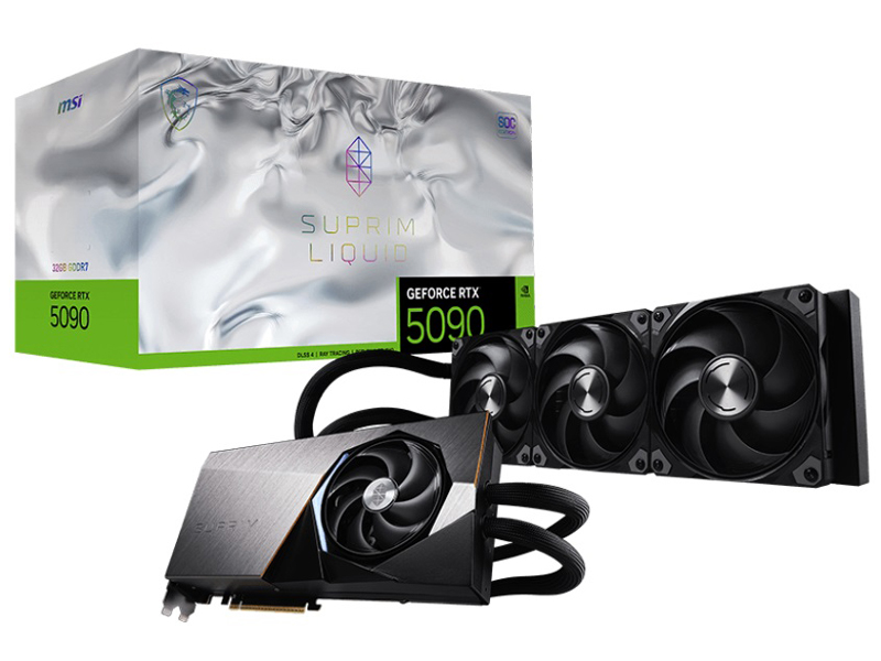 【RTX5090】GeForce RTX 5090 32G SUPRIM LIQUID SOC