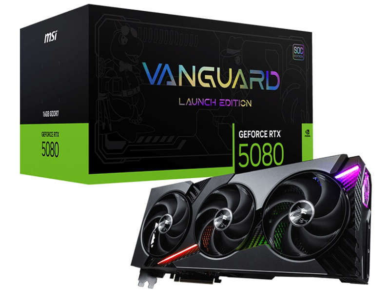 【RTX5080】GeForce RTX 5080 16G VANGUARD SOC LAUNCH EDITION