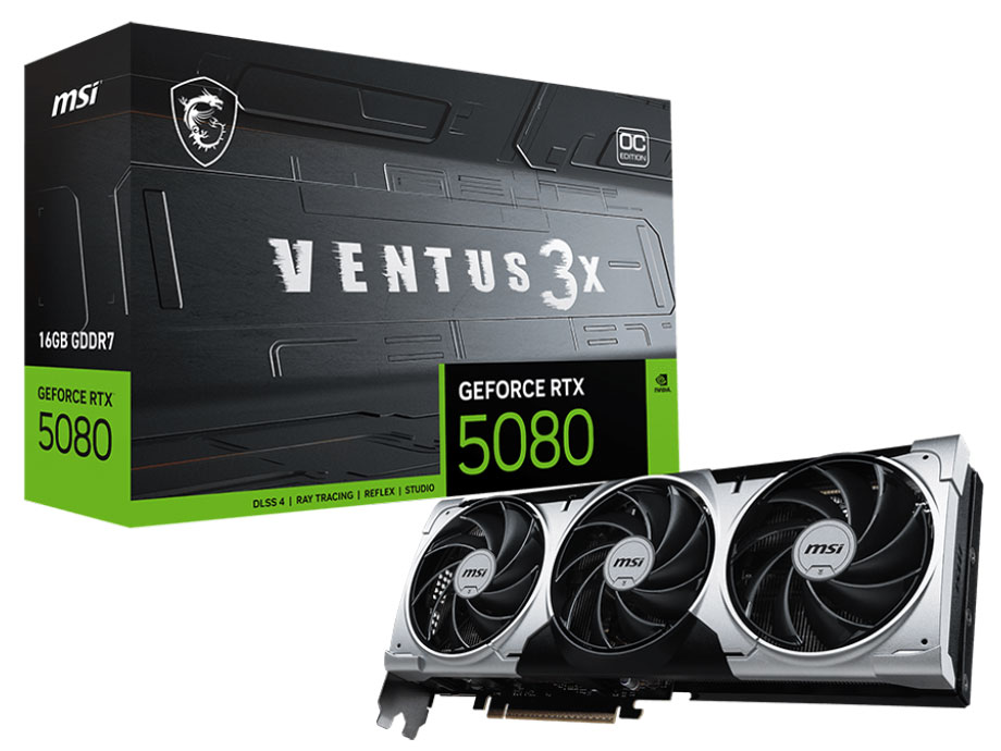 【RTX5080】GeForce RTX 5080 16G VENTUS 3X OC PLUS