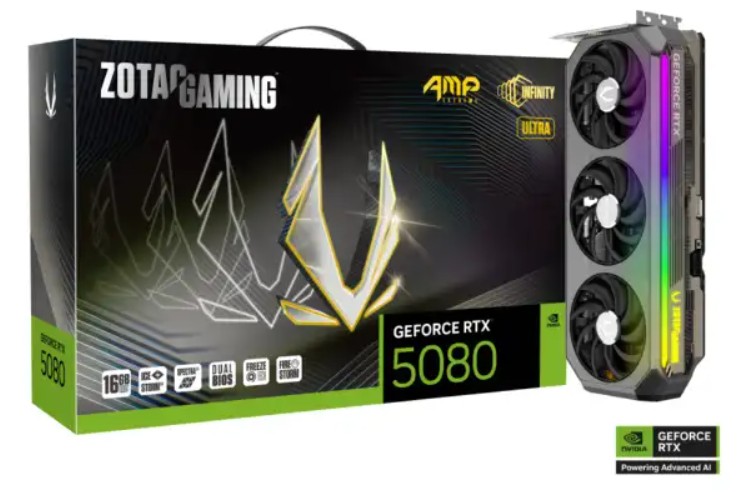 【RTX5080】GeForce RTX5080 ZT-B50800BU-10P