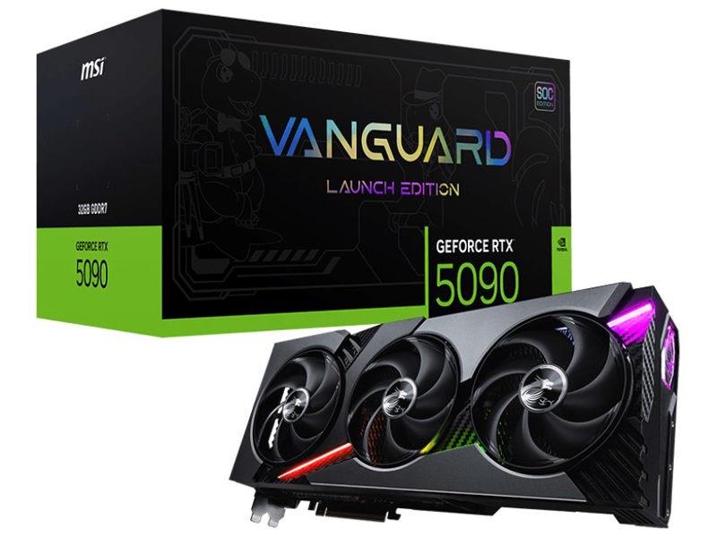 【RTX5090】GeForce RTX 5090 32G VANGUARD SOC LAUNCH EDITION