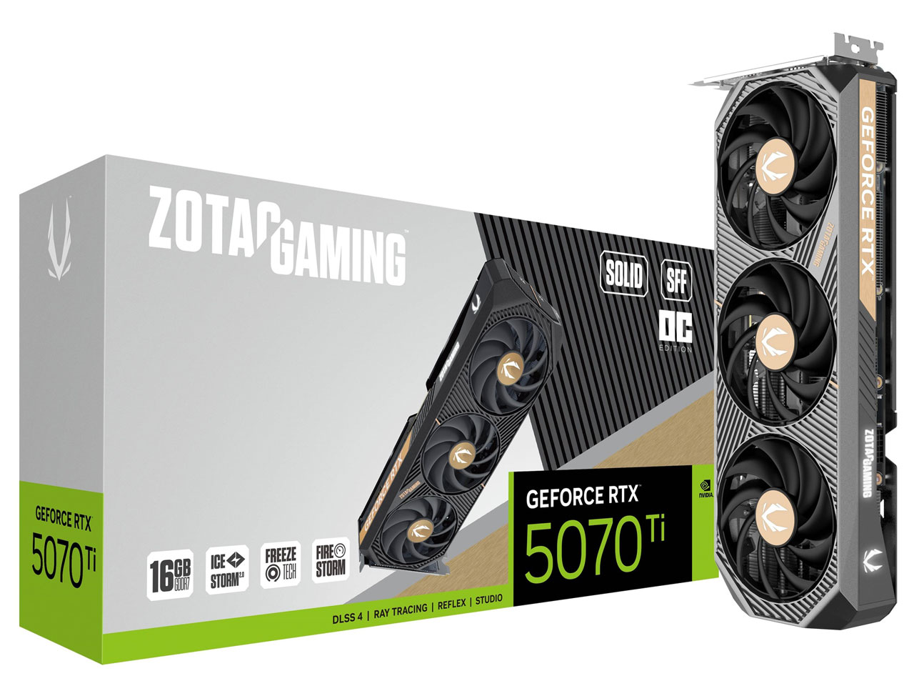 【RTX5070 Ti】GeForce RTX5070Ti ZT-B50710J3-10P