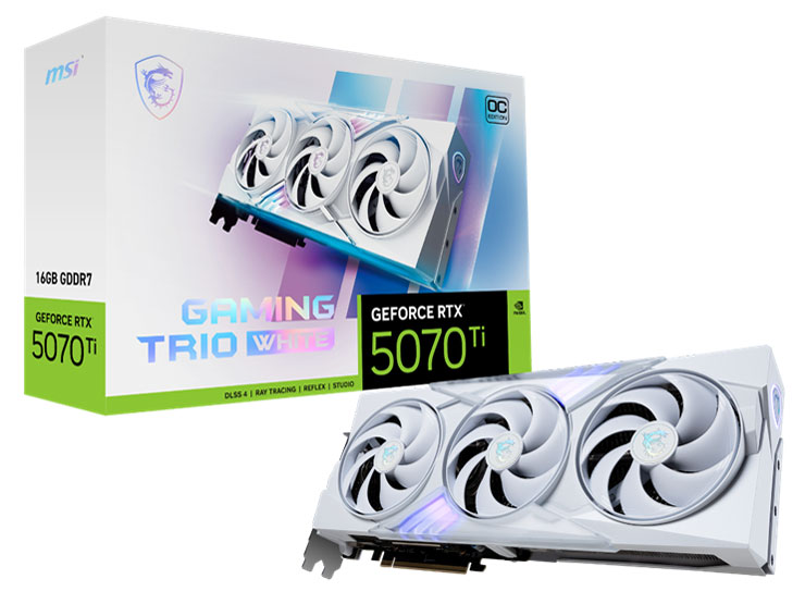 【RTX5070 Ti】GeForce RTX 5070 Ti 16G GAMING TRIO OC