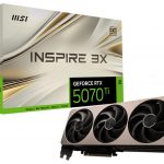 【RTX5070 Ti】GeForce RTX 5070 Ti 16G INSPIRE 3X OCの画像