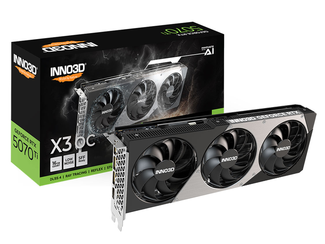 【RTX5070 Ti】GeForce RTX5070Ti GD5070T-16GERX3OC