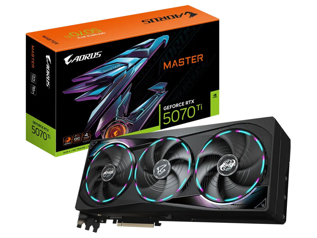 【RTX5070 Ti】GeForce RTX5070Ti GV-N507TAORUS M-16GD