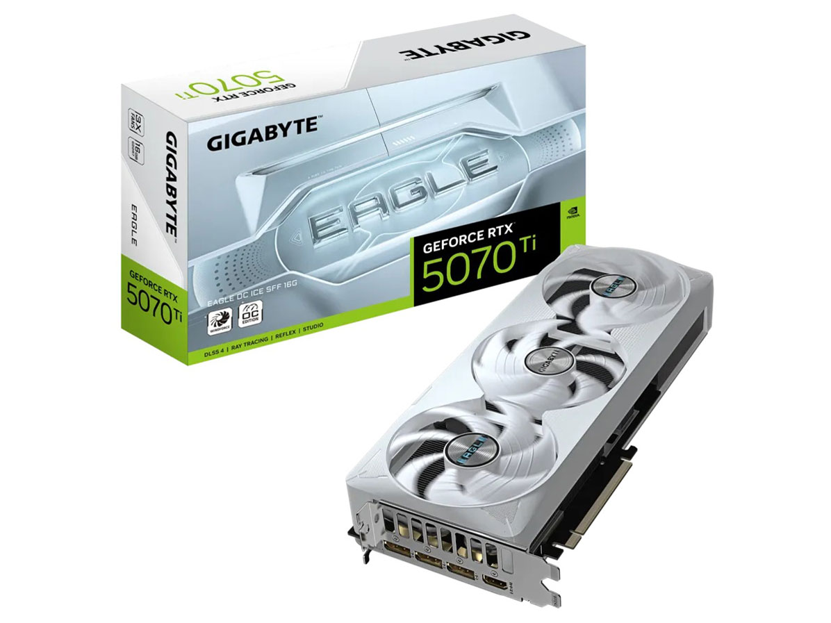【RTX5070 Ti】GeForce RTX5070Ti GV-N507TEAGLEOC ICE-16GD
