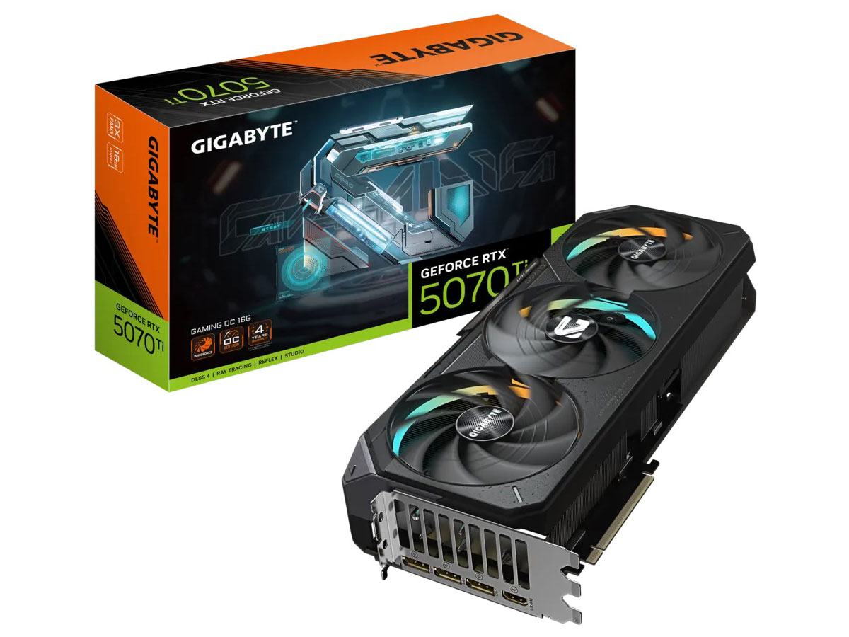 【RTX5070 Ti】GeForce RTX5070Ti GV-N507TGAMING OC-16GD