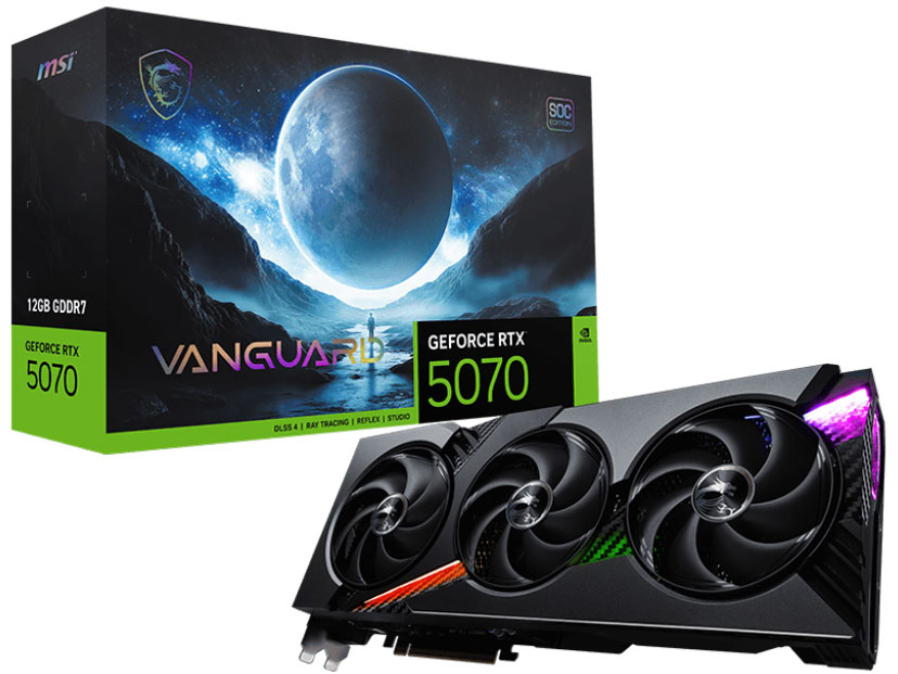 【RTX5070】GeForce RTX 5070 12G VANGUARD SOC