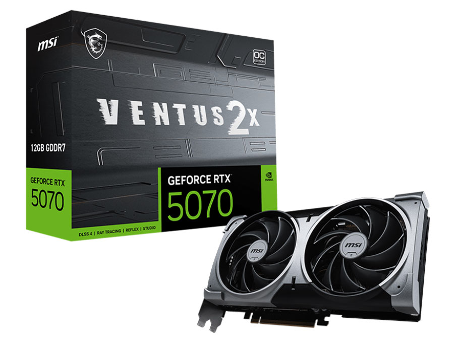 【RTX5070】GeForce RTX 5070 12G VENTUS 2X OC