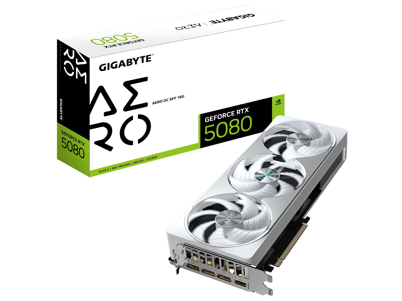 【RTX5080】GeForce RTX5080 GV-N5080AERO OC-16GD