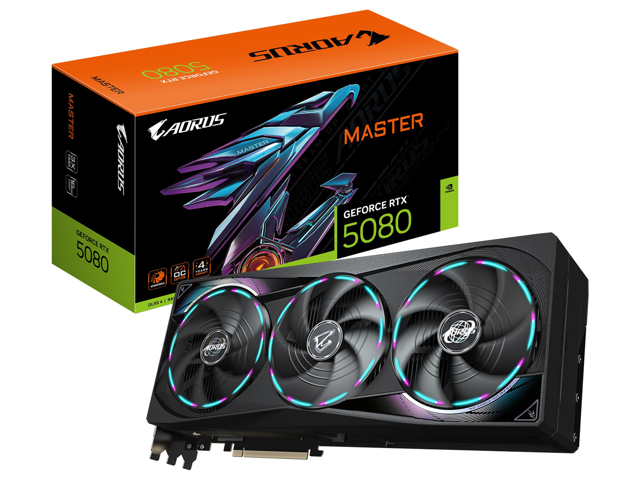 【RTX5080】GeForce RTX5080 GV-N5080AORUS M-16GD