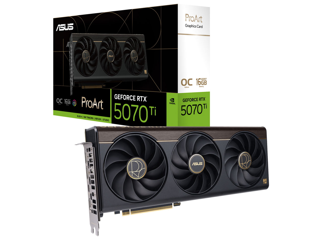 【RTX5070 Ti】GeForce RTX5070Ti PROART-RTX5070TI-O16G