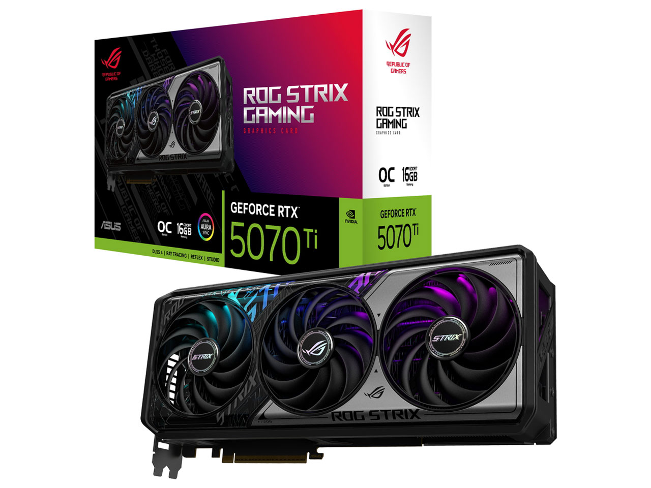 【RTX5070 Ti】GeForce RTX5070Ti ROG-STRIX-RTX5070TI-O16G-GAMING