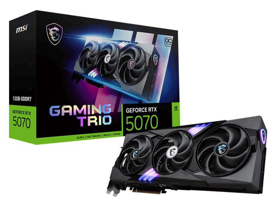 【RTX5070】GeForce RTX5070 12G GAMING TRIO OC