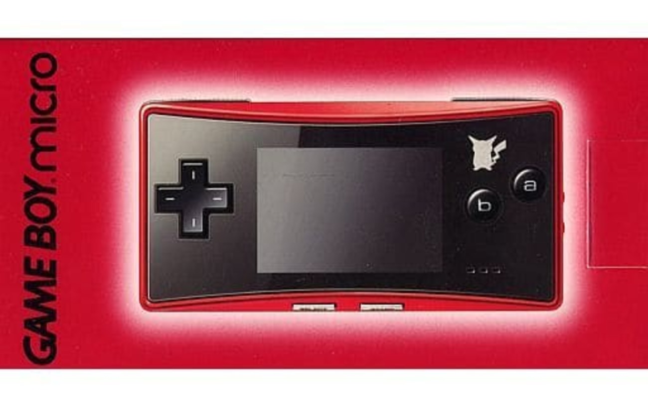 ポケモンバージョン レッド＆ブラック ゲームボーイアドバンス GBミクロ本体