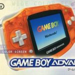 クリアオレンジ＆クリアブラック ゲームボーイアドバンス本体の画像