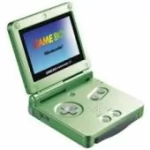 ゲームボーイアドバンスSP本体 パールグリーンの画像