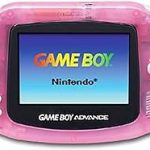 ゲームボーイアドバンス本体 ミルキーピンクの画像